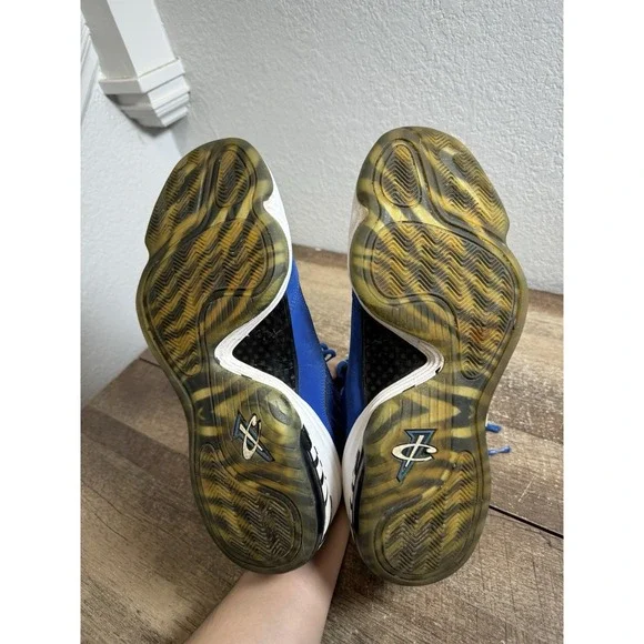 Nike Air Penny 5 Memphis‎ Tigers Men's Size 12 Blue Basketball Shoes 537331-401 - Picture 6 of 9